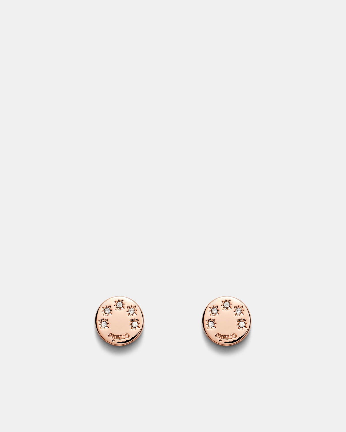 Alluring Stud Earrings - Rose Gold