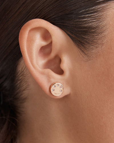 Alluring Stud Earrings - Rose Gold