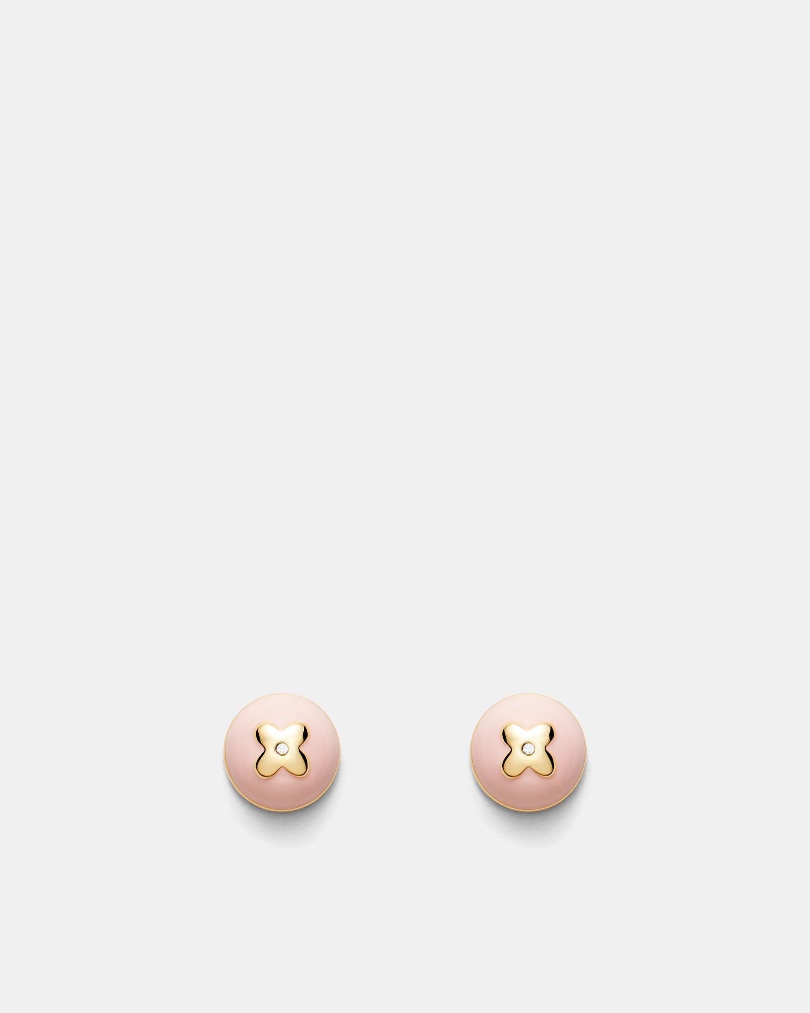 Adorbs Enamel Stud Earrings - Petal