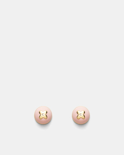 Adorbs Enamel Stud Earrings - Petal
