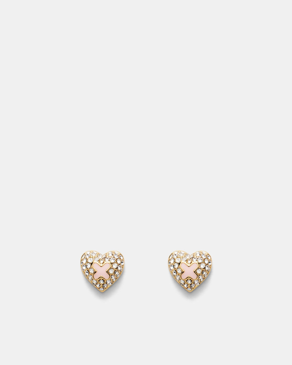 Adorbs Heart Stud Earrings - Petal