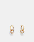 Encanto Charm Hoop Earrings - Gold