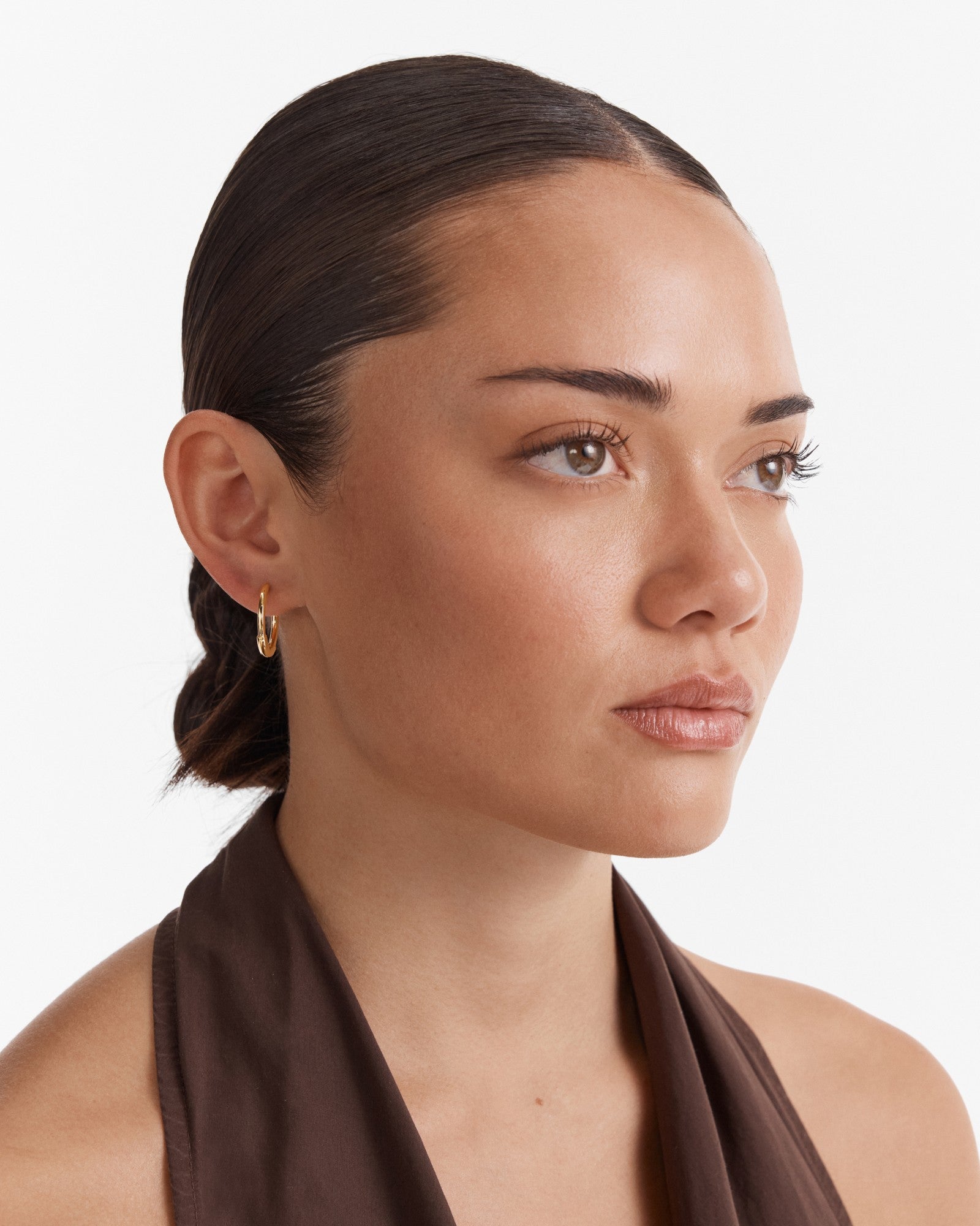 Adorbs Heart Hoop Earrings - Petal
