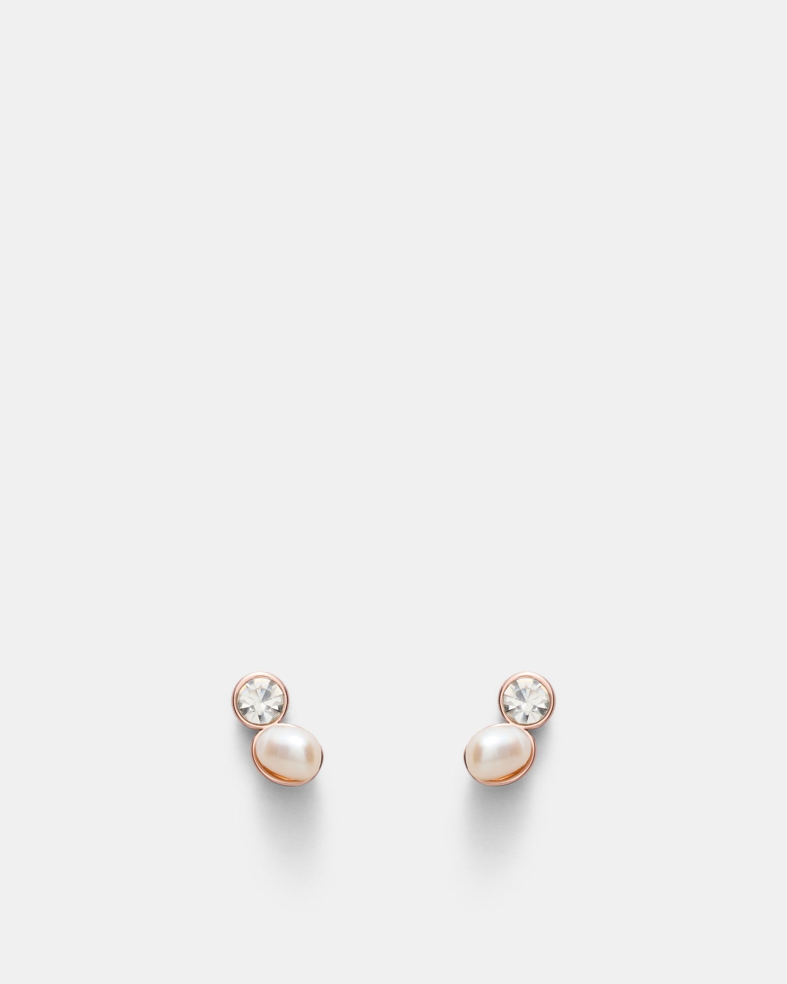 Encanto Earrings And Necklace Set - Rose Gold
