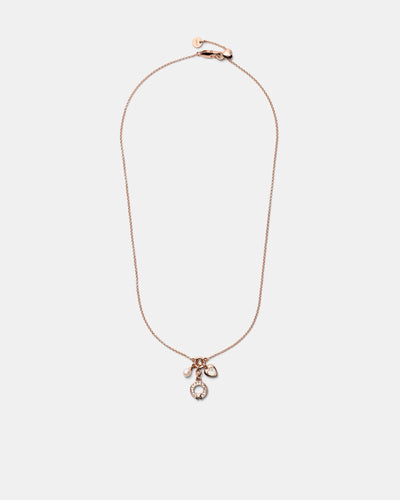Encanto Earrings And Necklace Set - Rose Gold