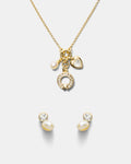 Encanto Earrings And Necklace Set - Gold