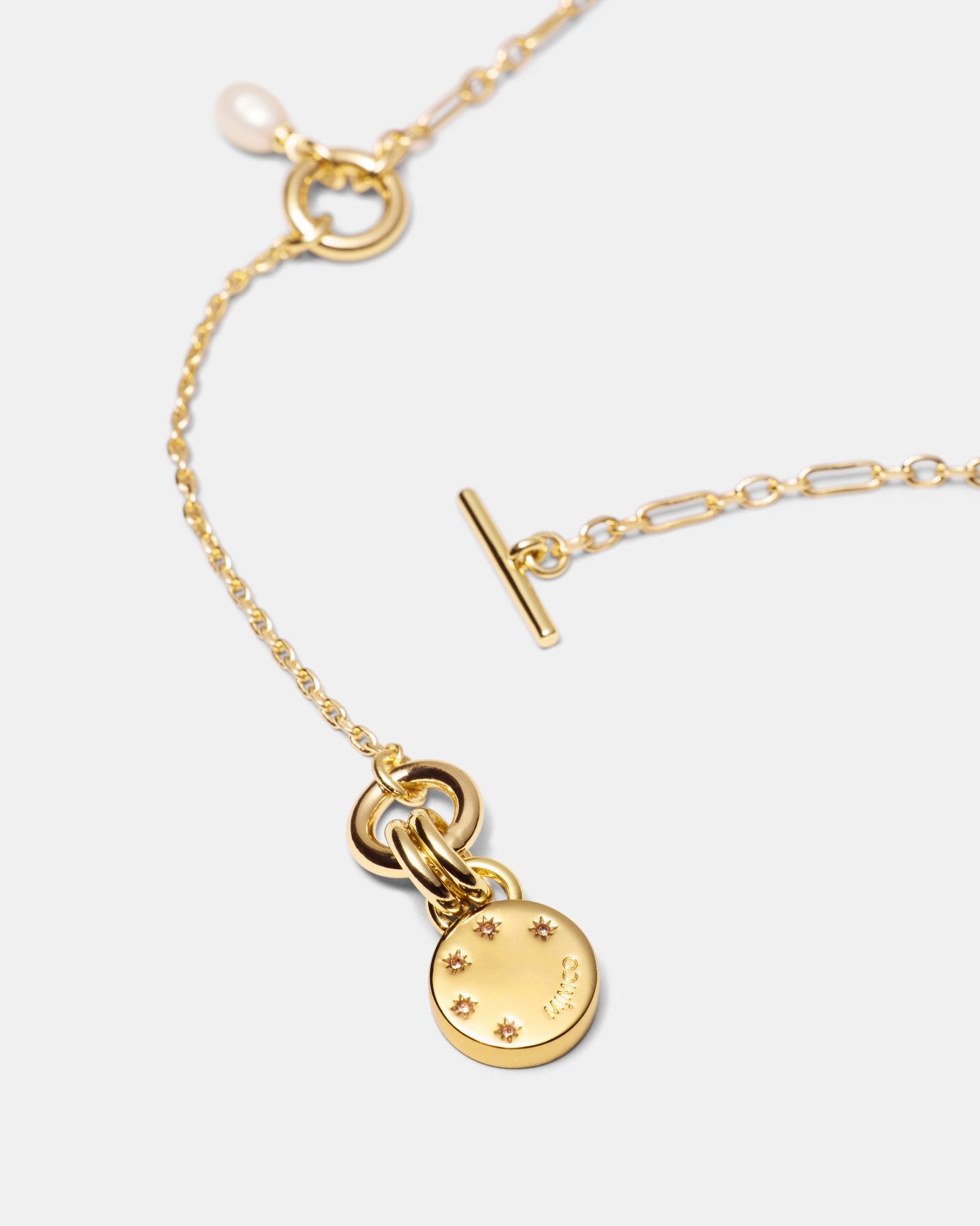 Alluring Long Necklace - Gold