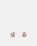 Encanto Pearl Stud Earrings - Rose Gold