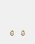 Encanto Pearl Stud Earrings - Gold