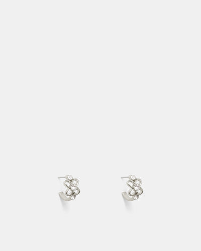 Adorbs Hoop Earrings - Silver