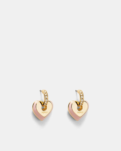 Lovely Enamel Stud Earrings - Petal