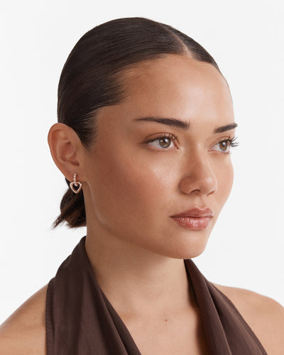 Lovely Stud Earrings - Rose Gold