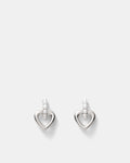 Lovely Stud Earrings - Silver