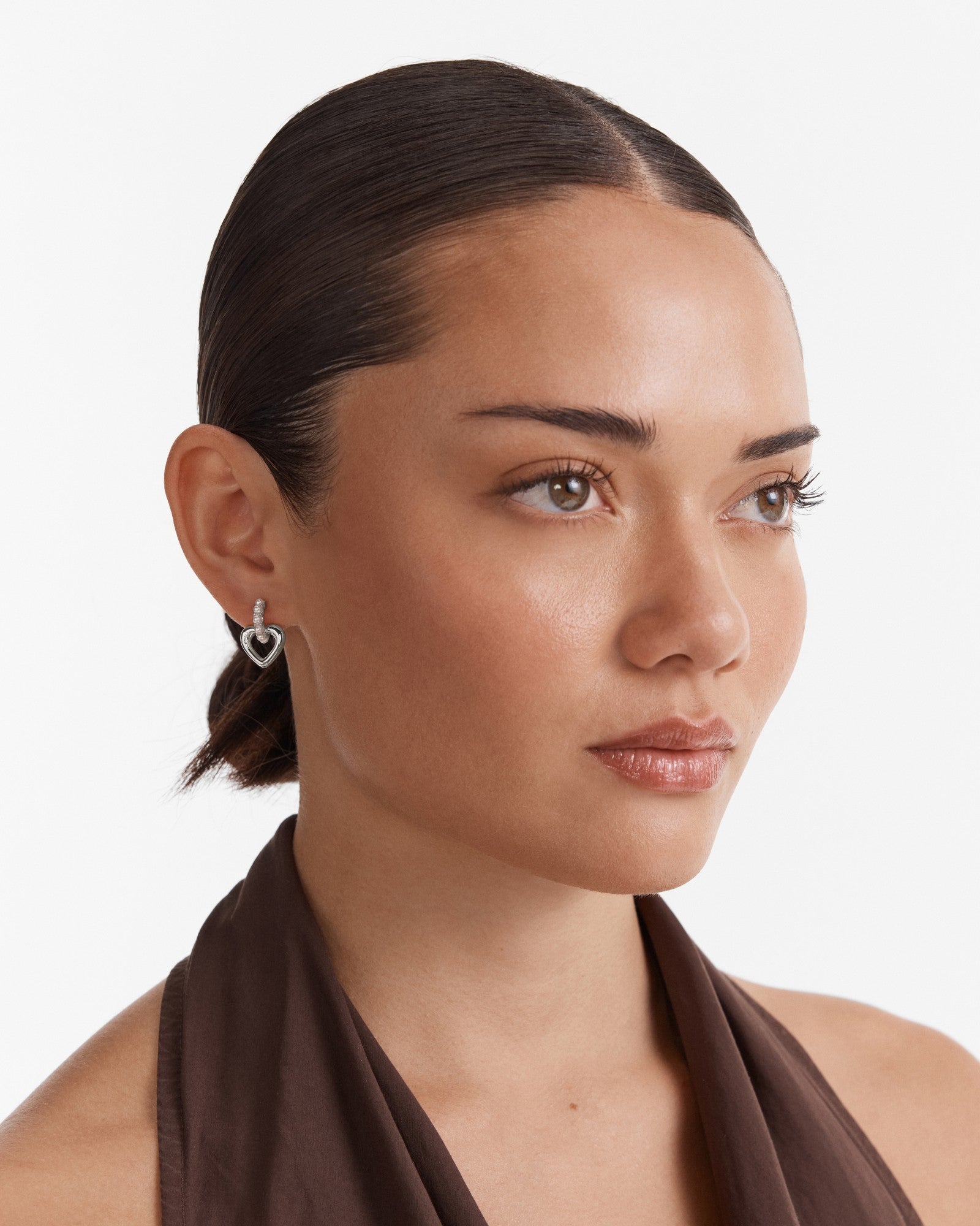 Lovely Stud Earrings - Silver