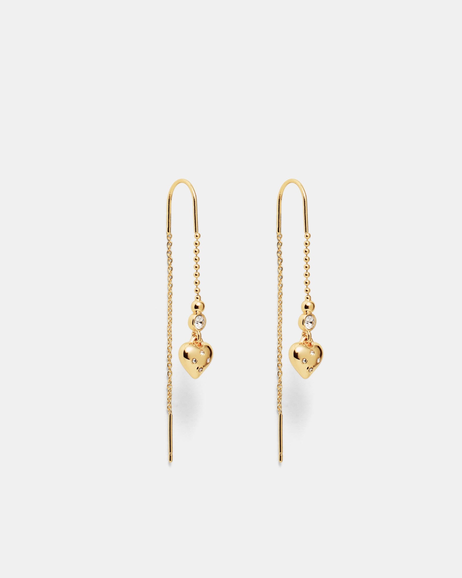 Lovely Thread Earrings - Gold