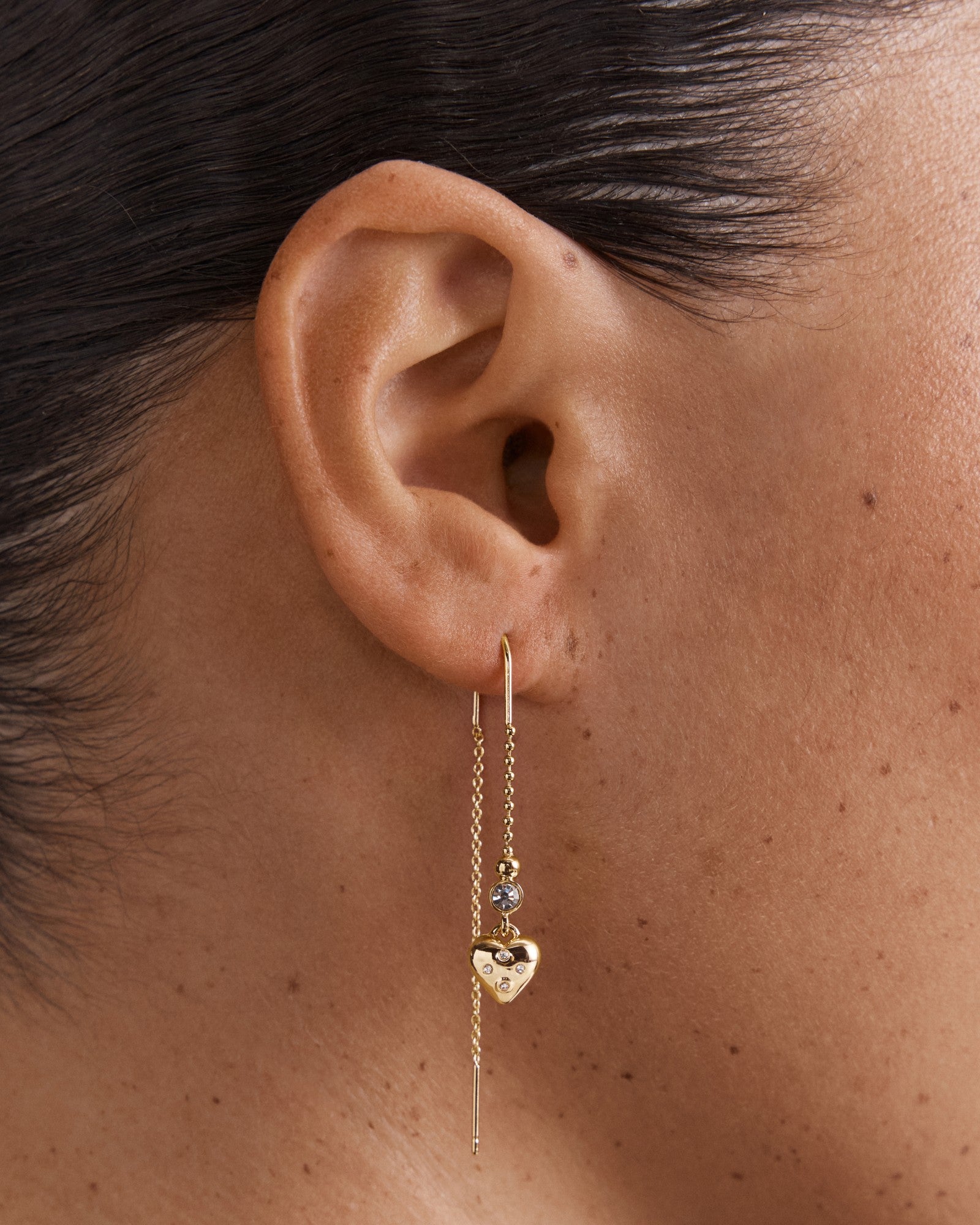 Lovely Thread Earrings - Gold