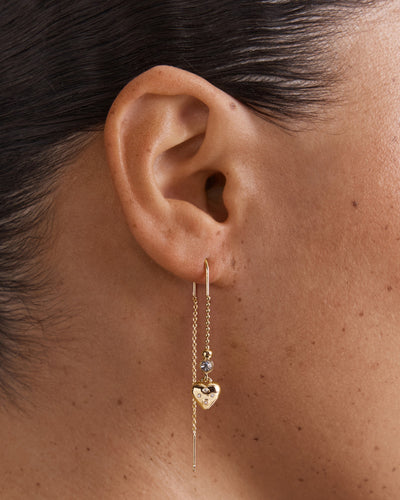 Lovely Thread Earrings - Gold