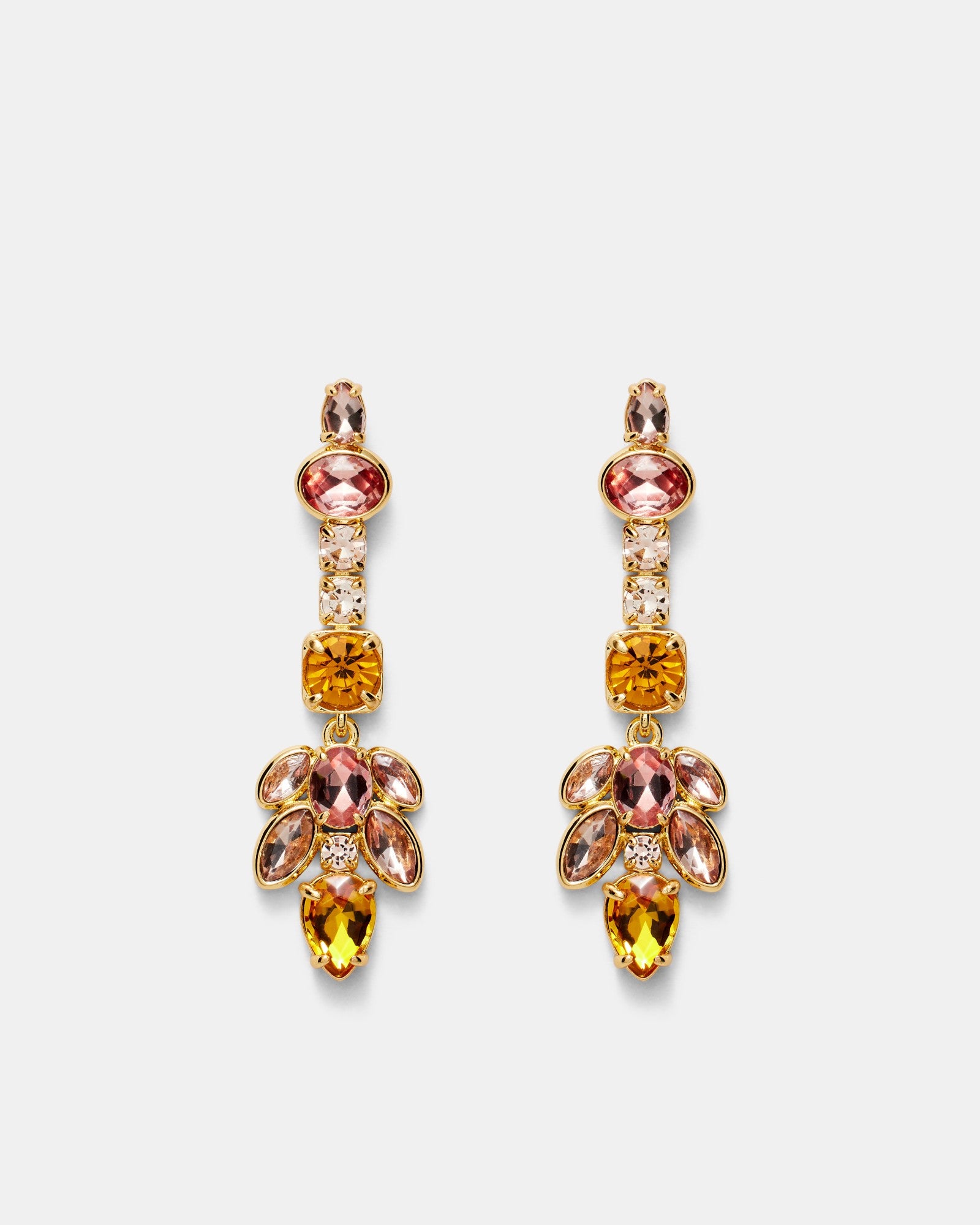 Alluring Drop Earrings - Petal