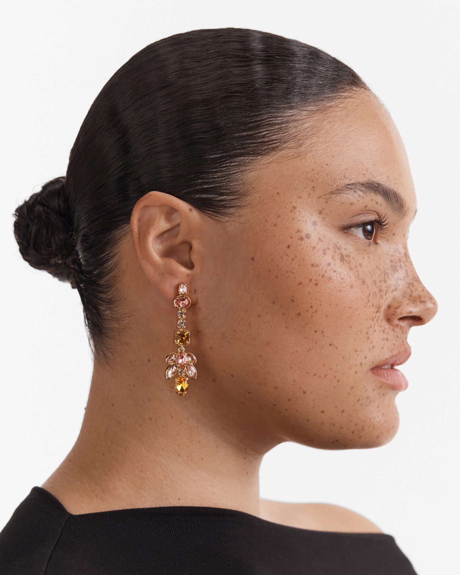 Alluring Drop Earrings - Petal