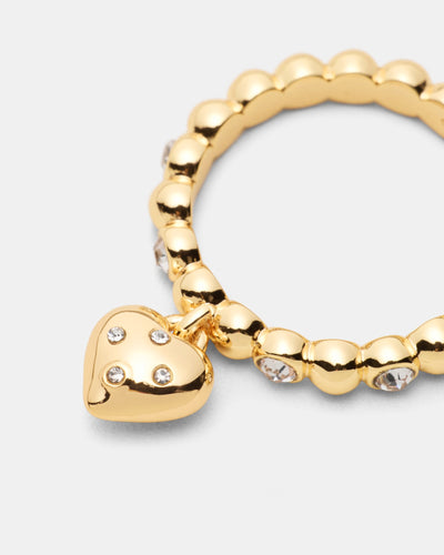 Lovely Charm Ring - Gold