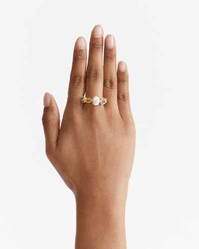 Goddess Pearl Ring - Pearl