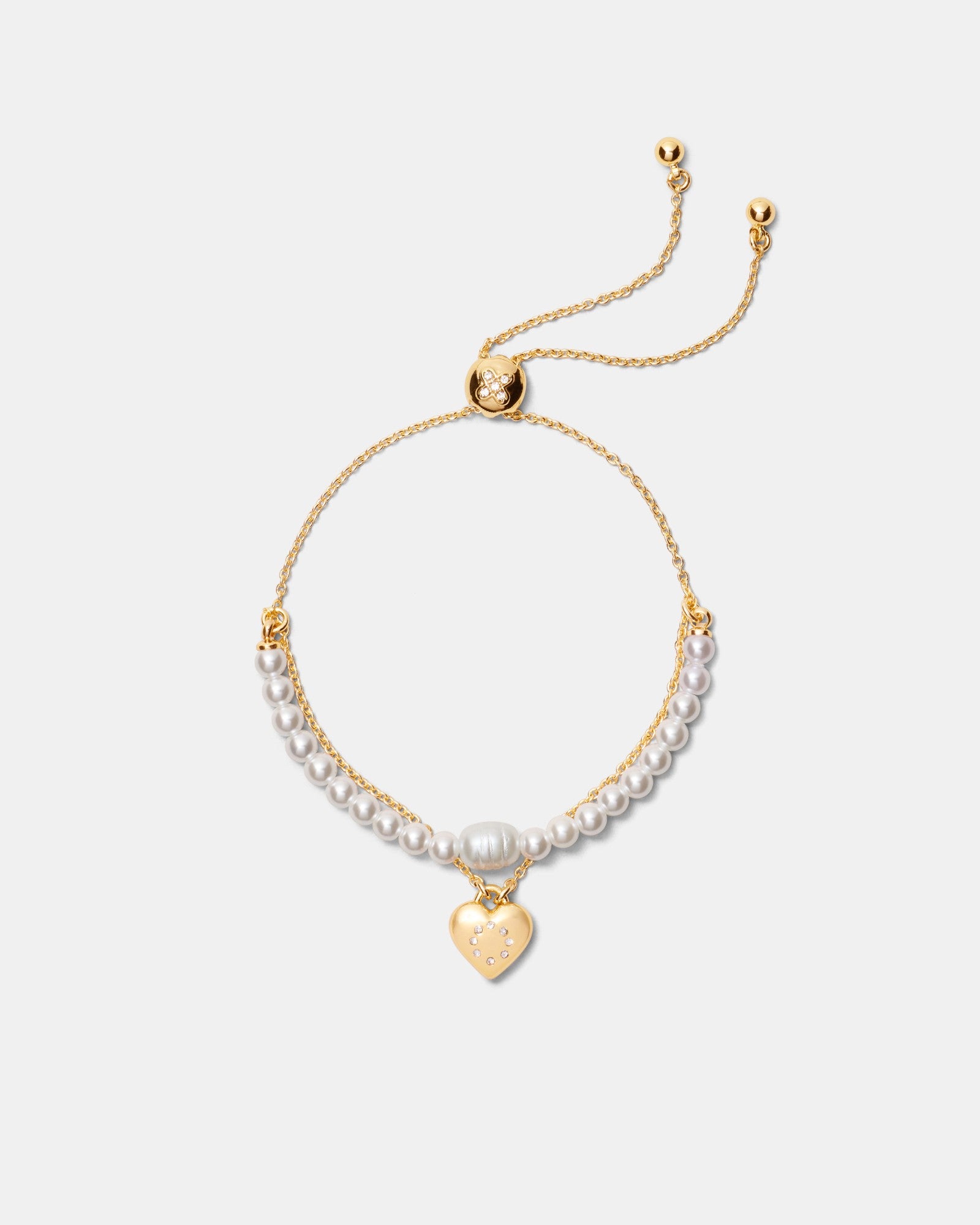 Lovely Toggle Bracelet - Gold