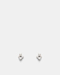 Flock Stud Earrings - Silver