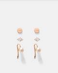 Fond Earrings Set - Rose Gold