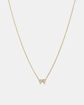 Baby Bow Necklace - Gold