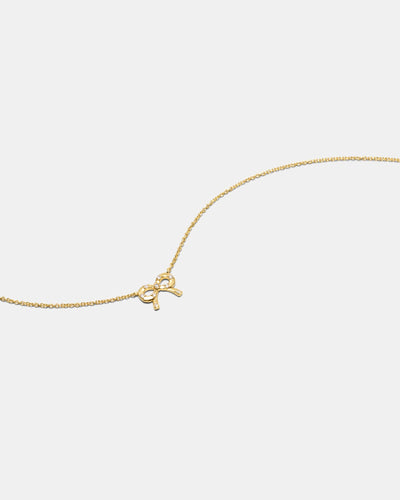 Baby Bow Necklace - Gold
