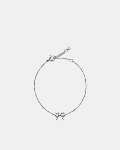 Baby Bow Bracelet - Silver