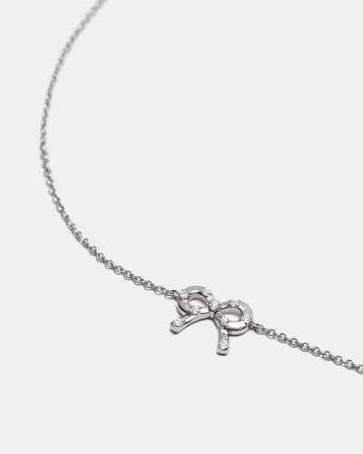 Baby Bow Bracelet - Silver