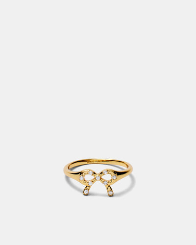 Baby Bow Ring - Gold