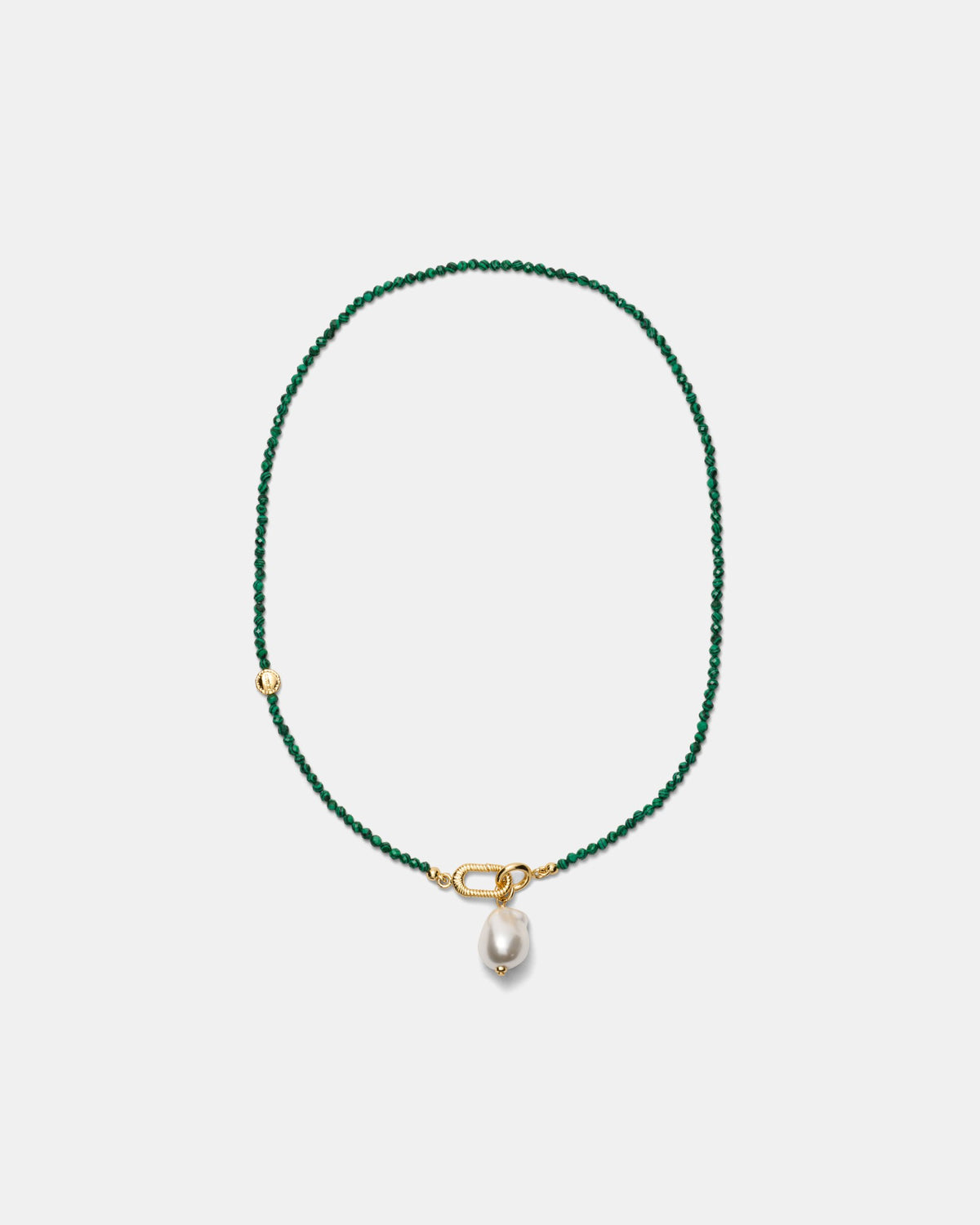 Mermaid Pearl Necklace - Grass Green