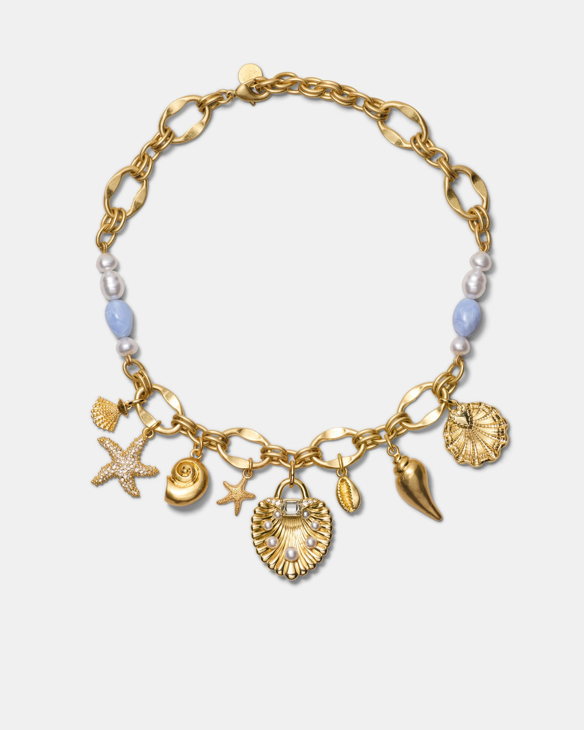 Undersea Charm Necklace - Gold
