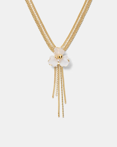 Floweret Necklace - Pearl