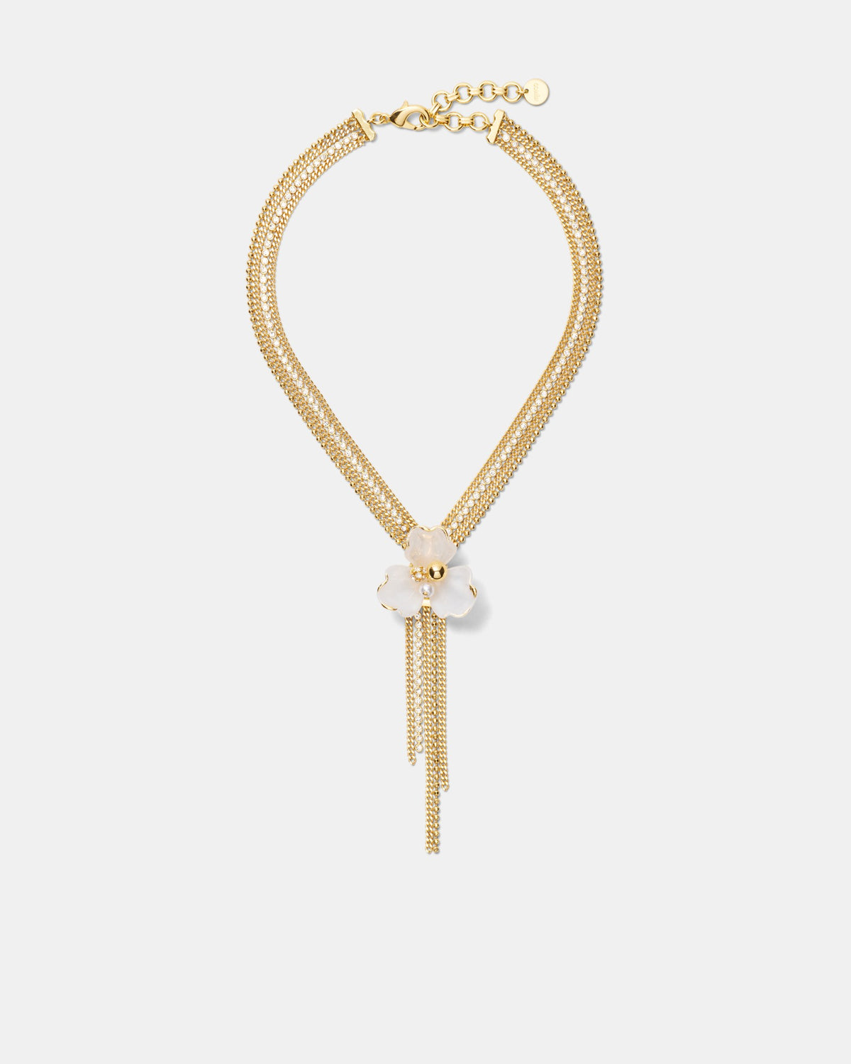 Floweret Necklace - Pearl