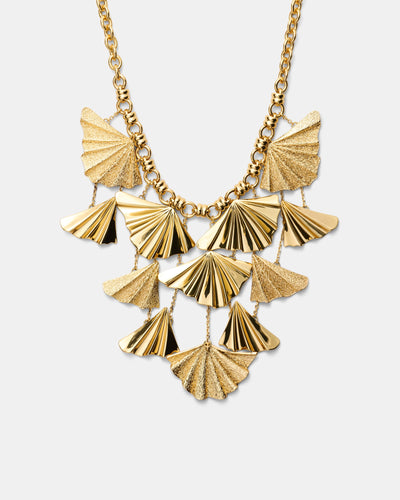 Fold Charm Necklace - Gold