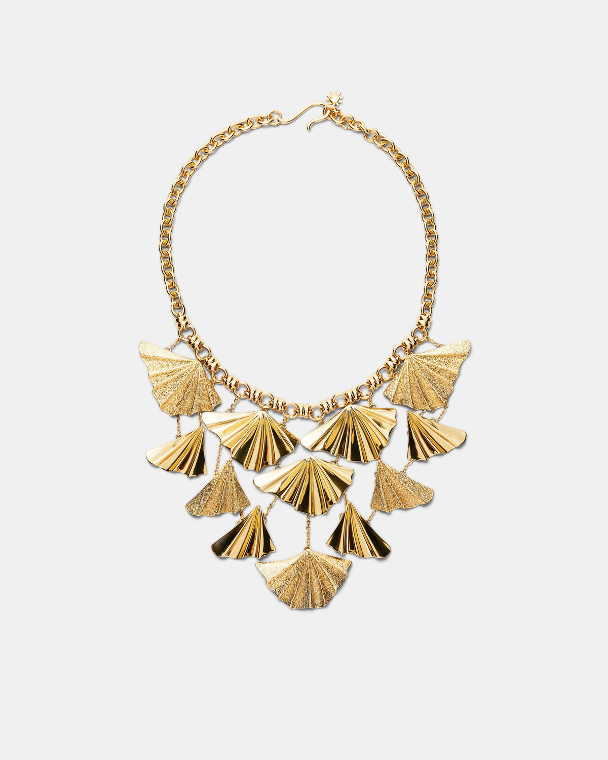Fold Charm Necklace - Gold
