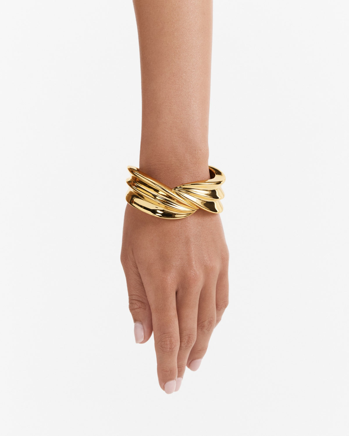 Fold Cuff Bracelet - Gold