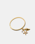 Sea Charm Bangle - Gold