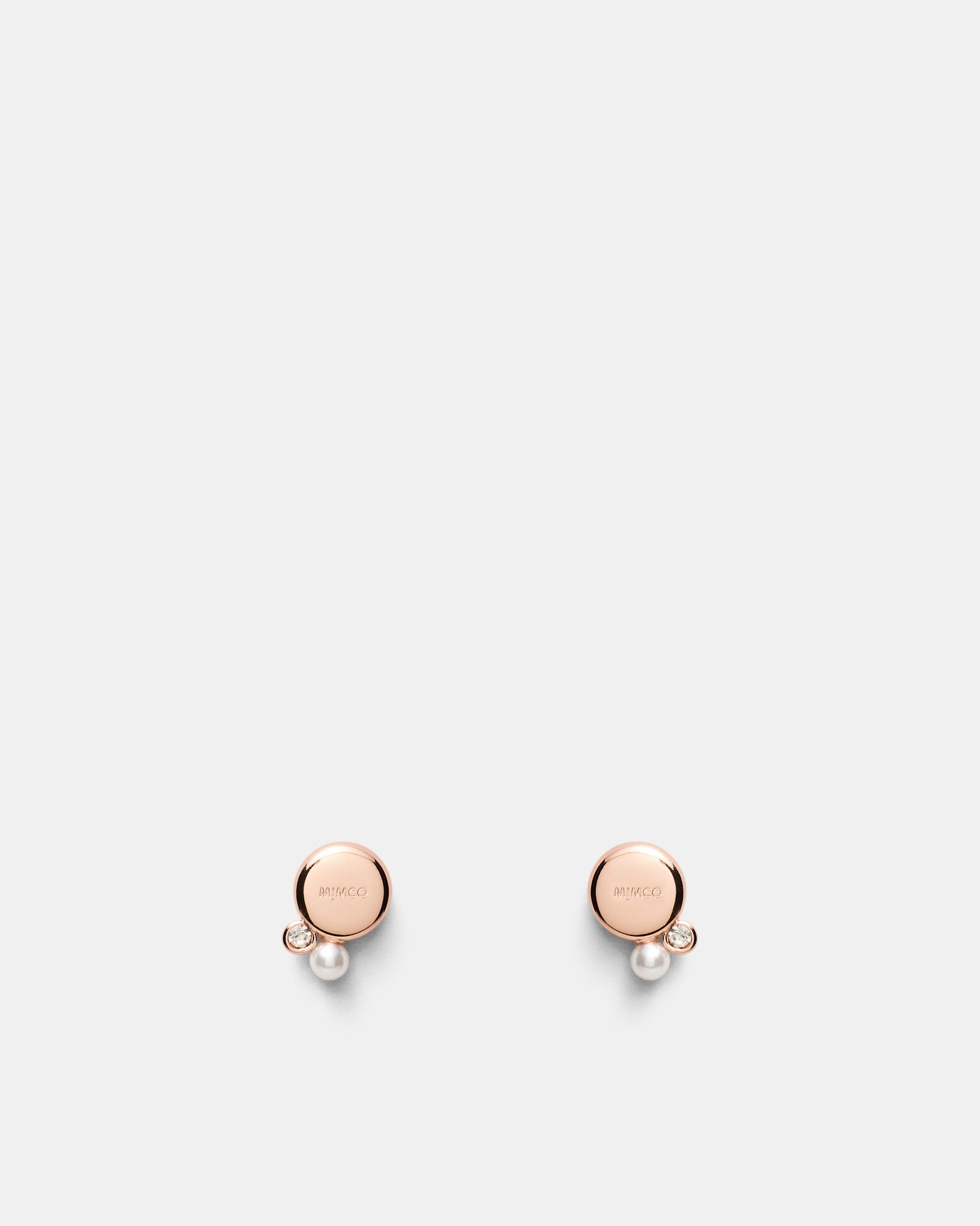 Impression Bracelet And Earrings Gift Box - Rose Gold