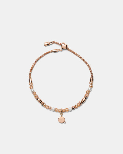 Impression Bracelet And Earrings Gift Box - Rose Gold