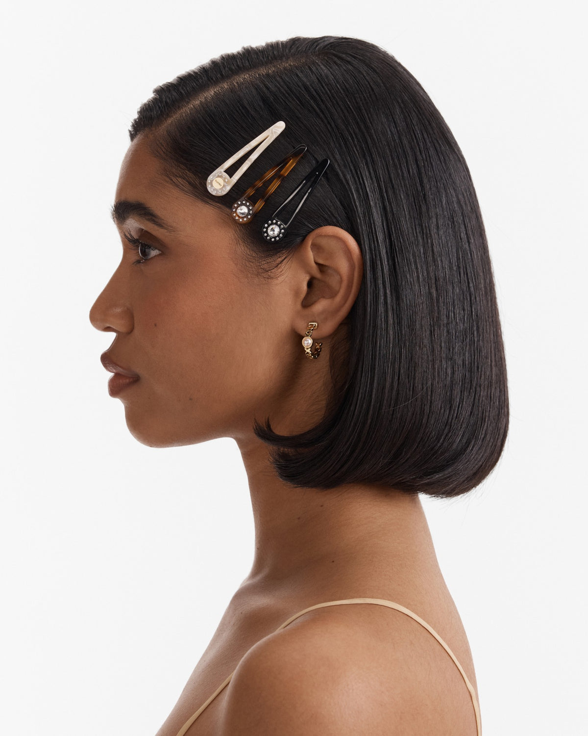 Mimco Trio Hair Clip Set - Black