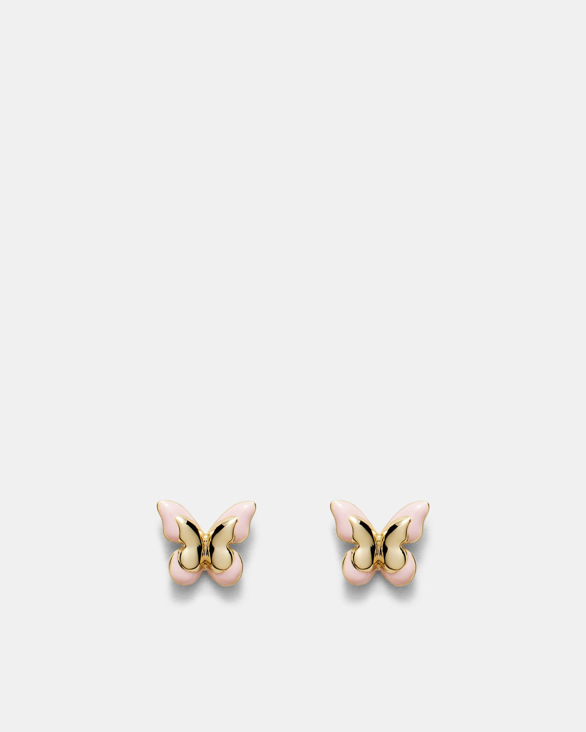 Butterfly Enamel Earrings - Petal