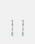 Temptation Drop Earrings - Blue Haze