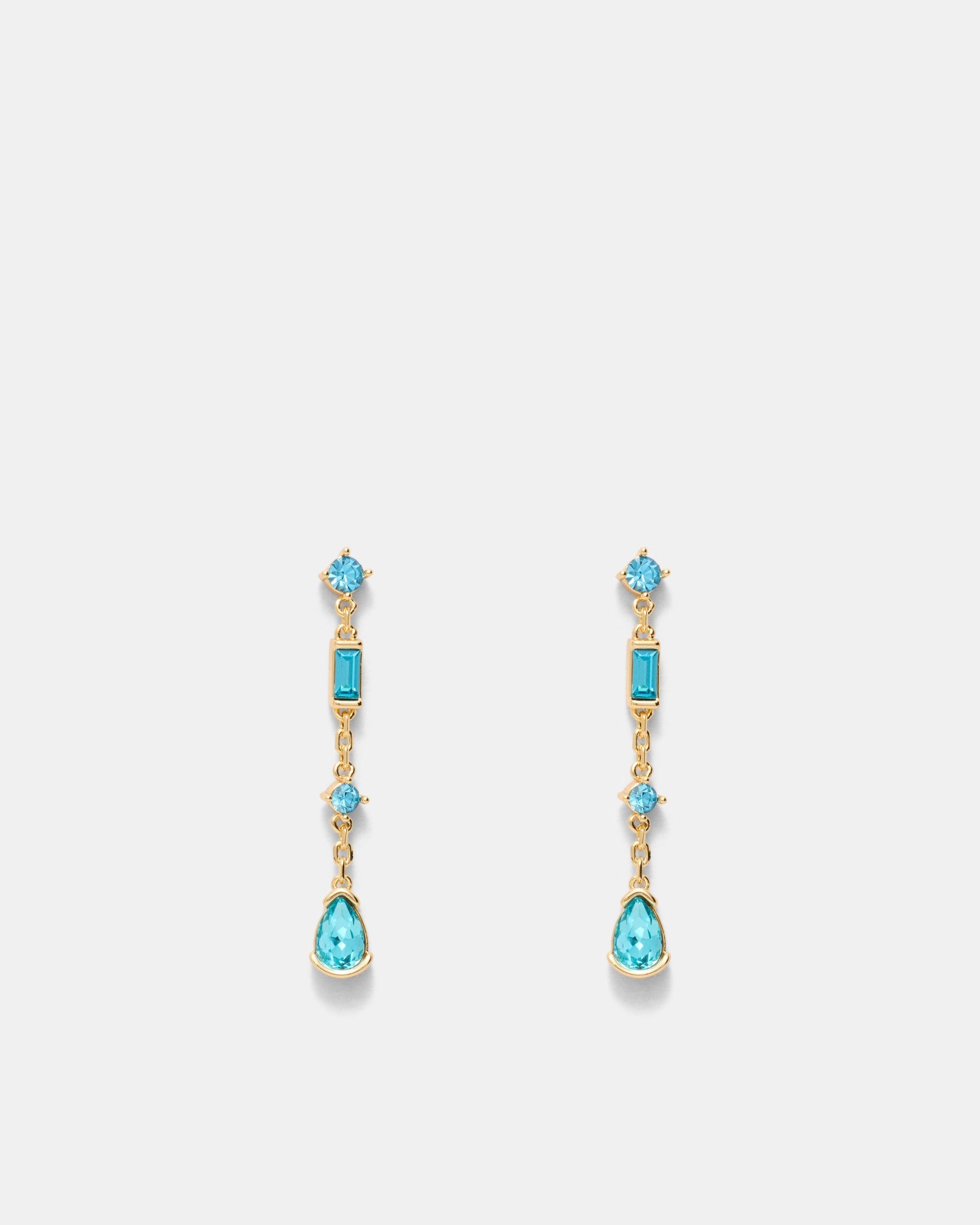 Temptation Drop Earrings - Blue Haze