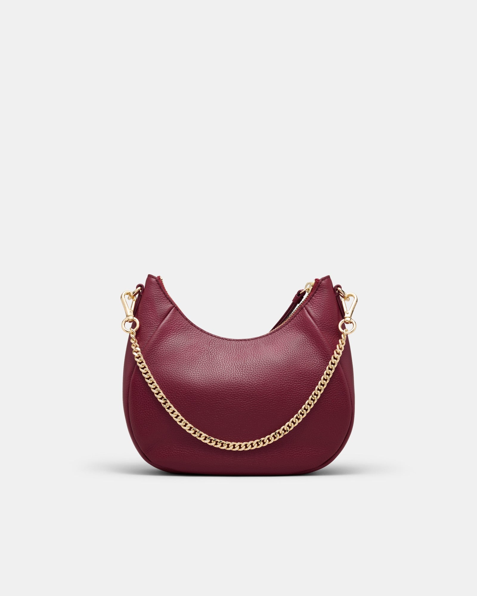Lily Crescent Crossbody Bag - Bordeaux