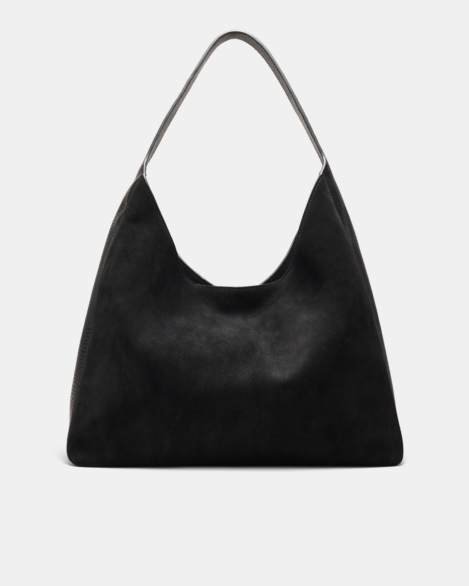 Rebel Fringe Hobo Bag - Black