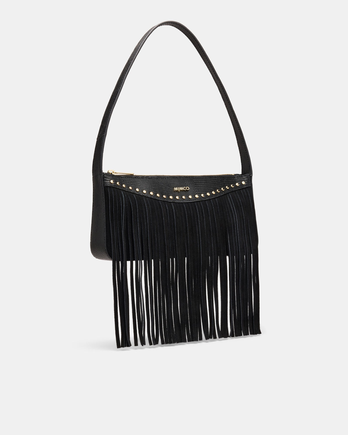 Rebel Fringe Shoulder Bag - Black
